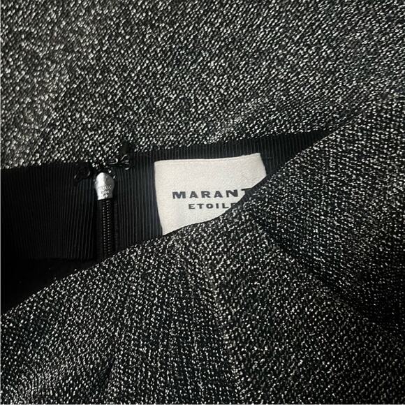 *NWOT Isabel Marant Étoile Bergen Glittery Draped Miniskirt - Sz 4 - Picture 8 of 9